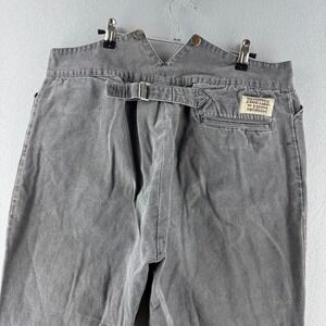 Frontier Classics Pant Mens 40 (Fits 35x28) Canvas V Notch Buckle Back Western